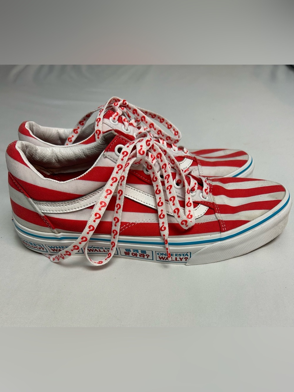 Where’s Waldo x Vans Old Skool International Stripes Sneakers Men’s 9.5